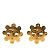 Orecchini vintage a clip Coco Mark di Chanel D'oro