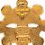 Orecchini vintage a clip Coco Mark di Chanel D'oro - vista 3