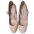 Miu Miu Décolleté Mary Jane Decorati con Perle Rosa