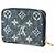 Monedero Zippy de denim jacquard Monogram Louis Vuitton Azul - vista 2
