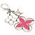 Portachiavi Limy di Louis Vuitton Argento Rosa Bianco - vista 2