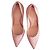 Décolleté in satin rosa Gianvito Rossi