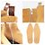 Autre Marque Stivali platform in suede WH Beige Cammello - vista 4