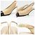 Timeless Chanel Leder Pumps Schwarz Beige Orange - Ansicht 9