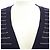 Cardigan in seta e cashmere Christian Dior Blu - vista 5