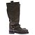 Botines Burberry de piel caqui talla 38 - vista 4