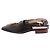 Mocassini aperti Tod's in pelle nera 40 Nero - vista 3