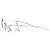 Autre Marque Brille "Milky Way 02P" Pink