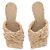 Bottega Veneta Raffia Absatz Sandalen Beige Gr 38 - Ansicht 6