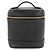 Borsa Vanity Chanel con marchio Coco e pelle di caviale, nera Nero