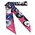 Foulard in seta da donna CHANEL multicolore con marchio Coco
