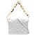 Sac à bandoulière Louis Vuitton Coussin BB en cuir monogrammé embossé, Femme, Argent, Argenté