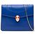 Bulgari Bvlgari Blu Piccola Borsa Quadrata in Pelle Serpenti Forever con Catena a Spalla