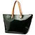 Louis Vuitton Monogram Vernis Bellevue GM Verde Verde scuro - vista 2