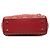 Dior Mini Rosso in Pelle di Agnello Cannage Studded Morbido Lady Dior - vista 3