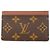 Slender Estuche para tarjetas Monogram Louis Vuitton M61733 Castaño