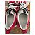 Sneaker Louis Vuitton Run Away – Pelle e Rete Rossa / Nera / Bianca Nero Bianco Rosso D'oro - vista 10