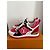 Sneaker Louis Vuitton Run Away – Pelle e Rete Rossa / Nera / Bianca Nero Bianco Rosso D'oro - vista 3