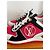 Sneaker Louis Vuitton Run Away – Pelle e Rete Rossa / Nera / Bianca Nero Bianco Rosso D'oro - vista 4