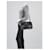 YVES SAINT LAURENT Mousse Cuir de Veau Lisse Petit Cabas ChYc Sac à Bandoulière Noir  - vue 14