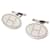 Hermès BOTONES DE MANCHETA HERMES EVELYNE EN PLATA MACIZA 925  - vista 1