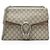 Borsa a Spalla Grande Dionysus GG Supreme di Gucci Marrone Beige