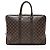 Borsa Porta Documenti da Viaggio Damier Ebene Louis Vuitton Marrone