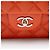 Gabrielle Borsa Chanel Classic Jumbo in Pelle di Agnello con Doppio Patta Arancione - vista 9