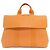 Borsa Hermès Valparaiso Toile Chevron Arancione