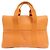 Borsa Hermès Valparaiso Toile Chevron Arancione - vista 2