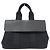 Borsa a Spalla Hermès Valparaiso PM Toile Chevron Gummy Nero