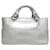Céline Celine Boogie Metallic Leder Tasche Silber Metallisch  - Ansicht 1