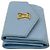Portafoglio Trifold Mini Lock in Pelle Louis Vuitton Blu - vista 5