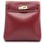 Hermès Hermes Kelly Ado PM Leder Rucksack Rot