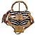 Gucci Bamboo Medium Handtasche braun/schwarz/weiß
