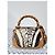 Gucci Bamboo Medium Handtasche braun/schwarz/weiß - Ansicht 2