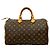 Louis Vuitton Speedy Monogram Lederhandtasche Braun - Ansicht 3