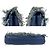 Chanel Denim-Leder Schultertasche mit Drehverschluss Blau - Ansicht 10
