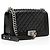 Borsa Boy Old Medium in Pelle di Agnello Chanel Nero - vista 2