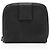 Portafoglio compatto bifold con zip in tessuto Saffiano di Prada Nero - vista 3