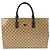 Malette en PVC cristal GG de Gucci Marron Beige