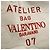 Valentino Garavani Borsa tote camouflage Valentino Atelier 07 Rosso - vista 8