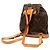 Louis Vuitton Monogram Montsouris Mm Marrone - vista 2