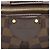 Louis Vuitton Damier Ebene Siena GM Handtasche Braun - Ansicht 9