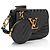 Multi Pochette Multi-Pochette Accessoires New Wave in pelle di vitello Louis Vuitton Nero - vista 2