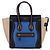 Luggage Céline Celine Micro Tote da Viaggio in Pelle Tricolore
