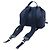 Zaino in nylon e pelle Gucci blu navy - vista 2