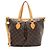 Borsa Tote Palermo PM in Tela Monogram Louis Vuitton Marrone