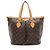 Borsa Tote Palermo PM in Tela Monogram Louis Vuitton Marrone - vista 3