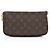 Multi Pochette Multi-Pochette Accessoires in tela Monogram Louis Vuitton Marrone - vista 3